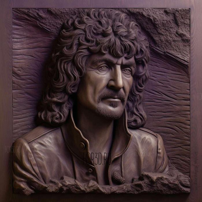 RITCHIE BLACKMORE DEEP PURPLE 3 stl model for CNC