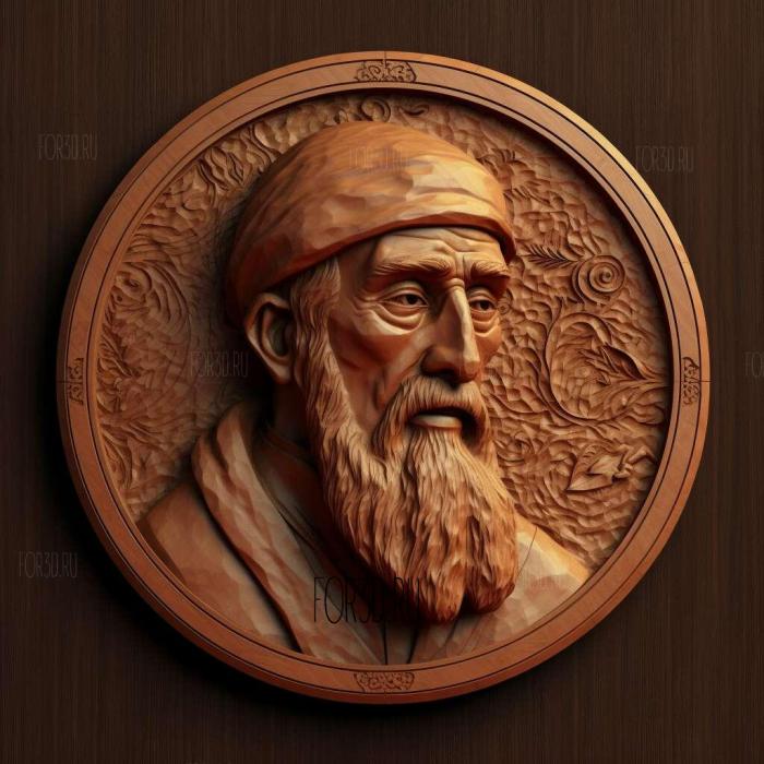 st Pavlo Polubotok Hetman miniature 1 stl model for CNC