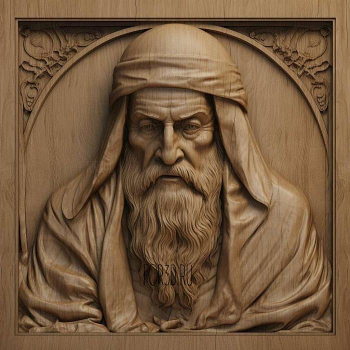 Leonardo da Vinci 1 stl model for CNC