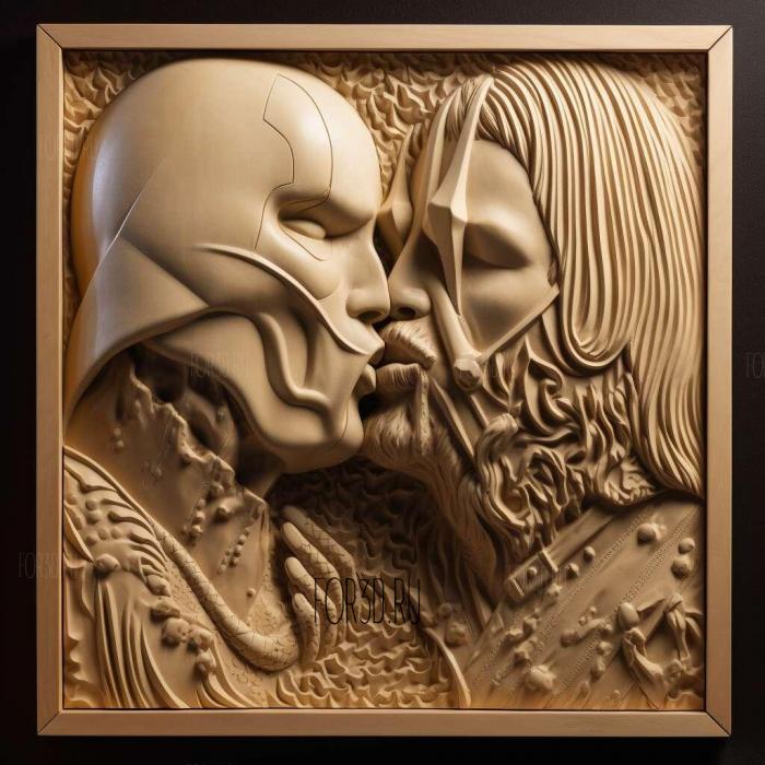 GENE SIMMONS KISS 4 stl model for CNC