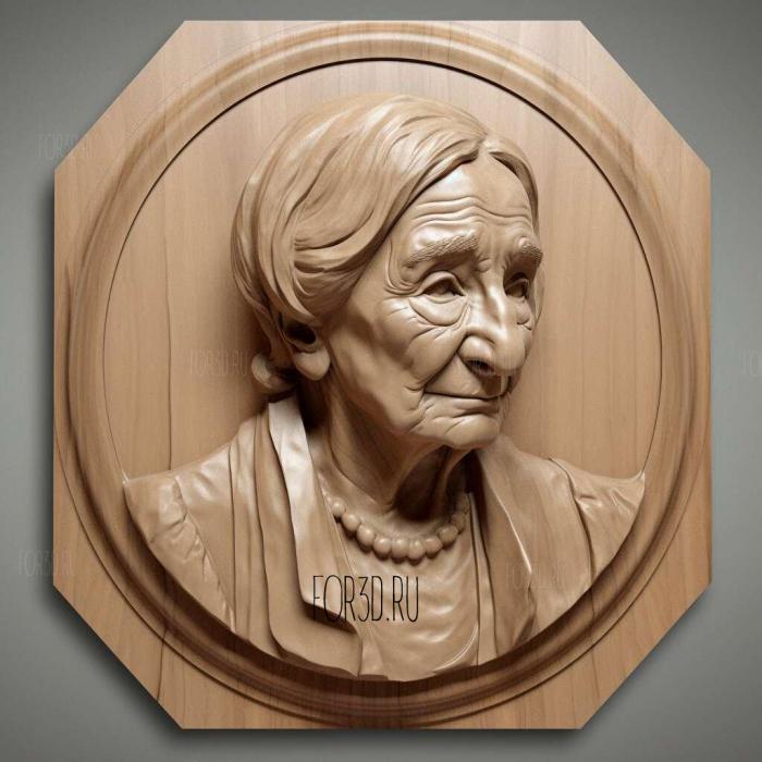 Mrs Danvers ebecca Judith Anderson 2 stl model for CNC