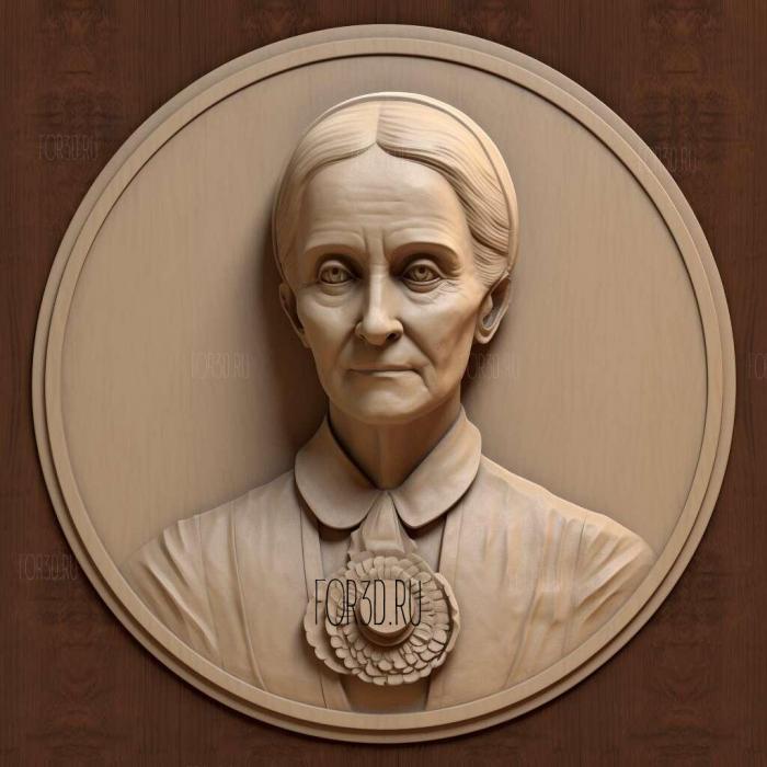 Mrs Danvers ebecca Judith Anderson 3 stl model for CNC