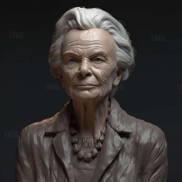 Sandra Day OConnor 3 stl model for CNC