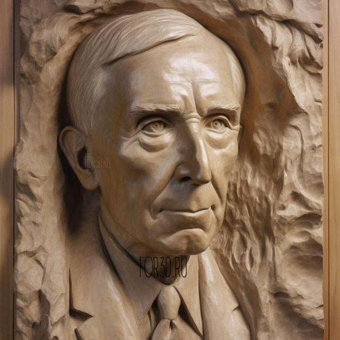 John Davison Rockefeller 1 stl model for CNC