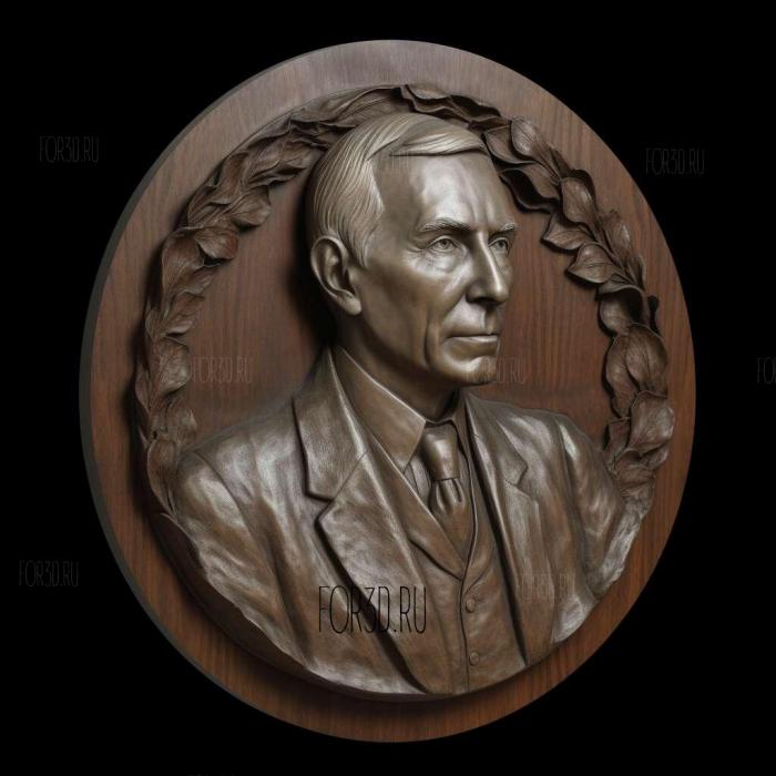 John Davison Rockefeller 2 stl model for CNC