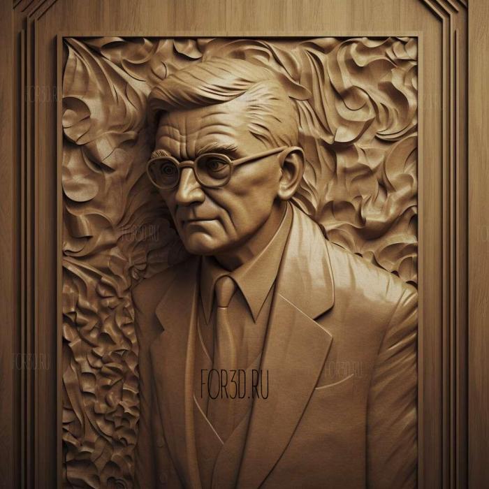 Dmitry Dmitrievich Shostakovich 2 stl model for CNC