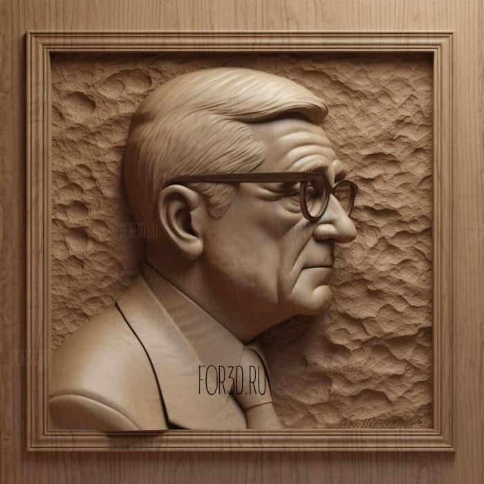 Dmitry Dmitrievich Shostakovich 4 stl model for CNC