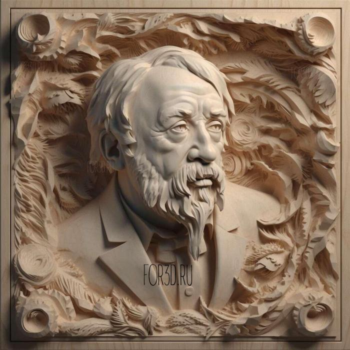 Alexander Nikolaevich Scriabin 1 stl model for CNC