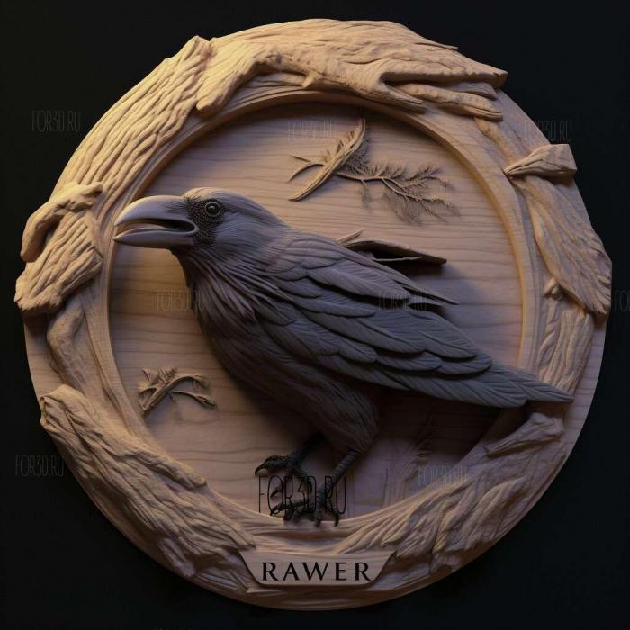 Raven Marvel Universe 4 3d stl модель для ЧПУ