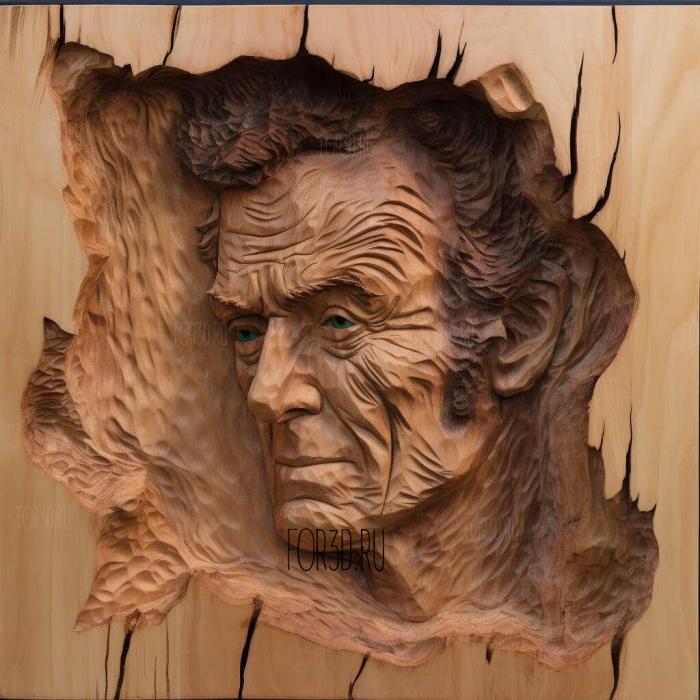 Harry Callahan Dirty HarryClint Eastwood 1 stl model for CNC