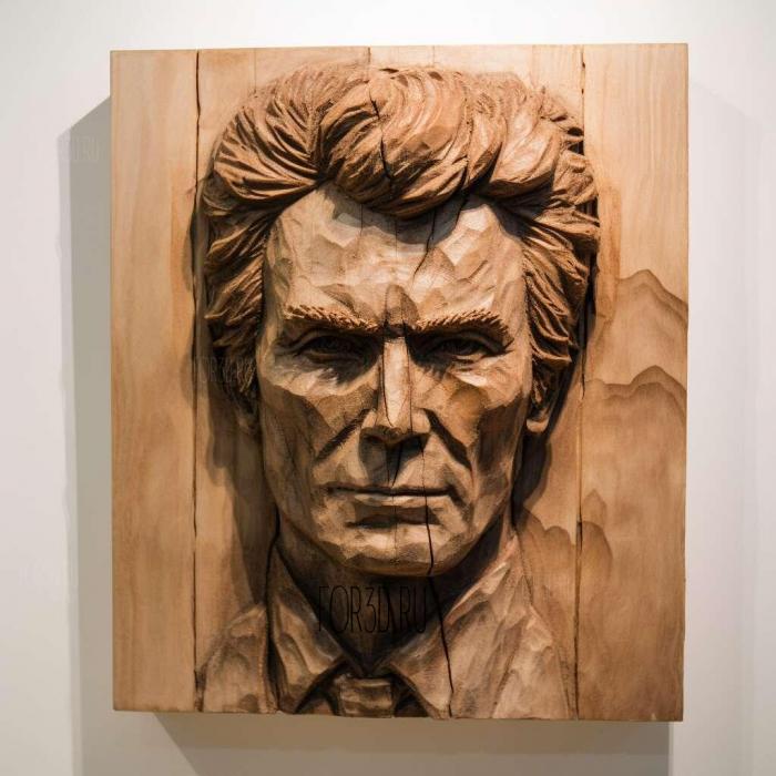 Harry Callahan Dirty HarryClint Eastwood 2 stl model for CNC