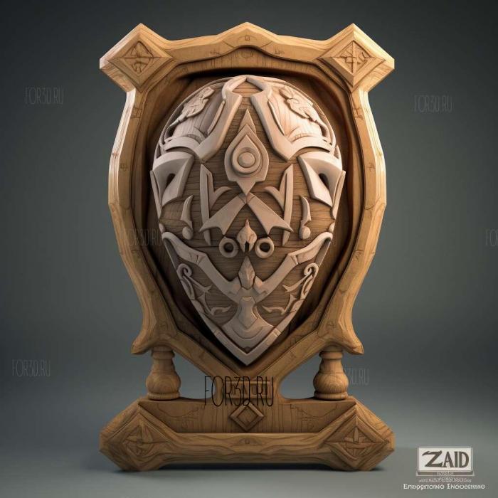 The Legend of Zelda Phantom Hourglass 1 stl model for CNC