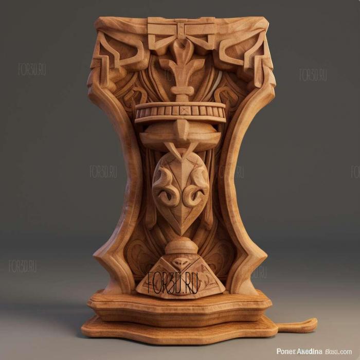The Legend of Zelda Phantom Hourglass 2 stl model for CNC