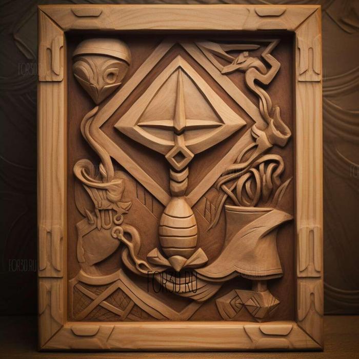 The Legend of Zelda Phantom Hourglass 3 stl model for CNC