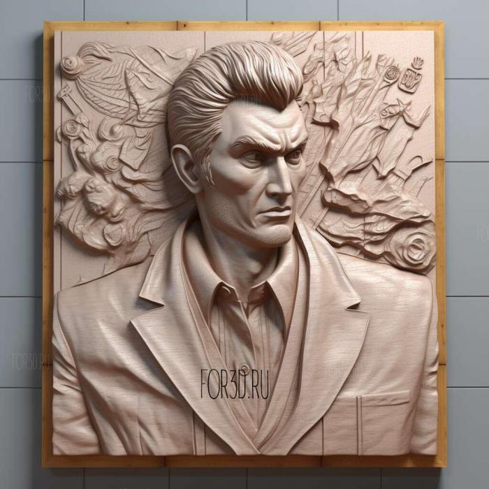 Kazuma Kiryu Yakuza Series 2 stl model for CNC