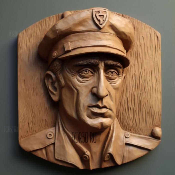 Travis Bickle Taxi Driver Robert de Niro 2 stl model for CNC