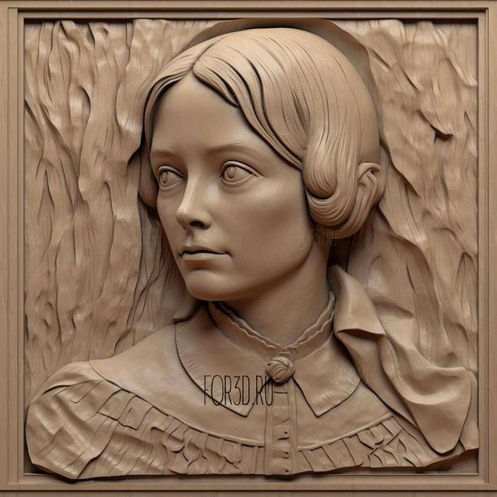 Jane Eyre Charlotte Bronte 1847 1 stl model for CNC