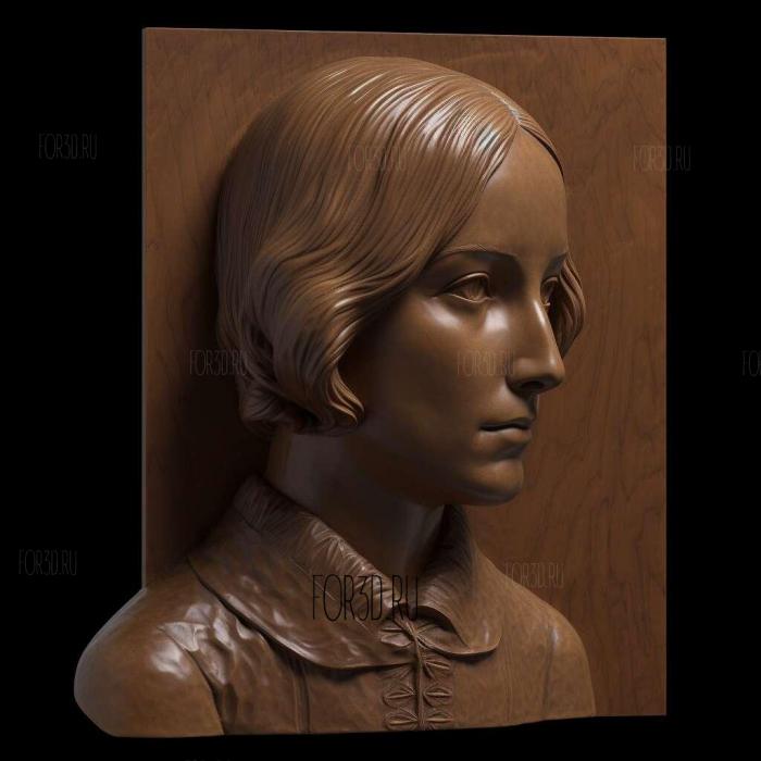 Jane Eyre Charlotte Bronte 1847 2 stl model for CNC