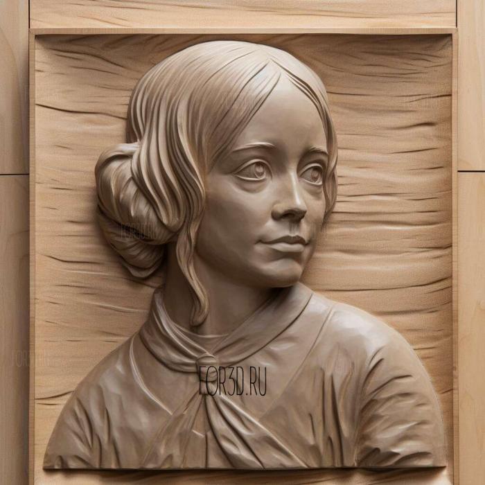 Jane Eyre Charlotte Bronte 1847 4 stl model for CNC