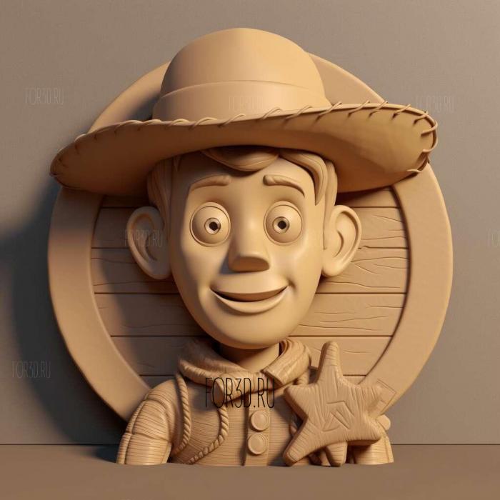 Baz FROM Toy Story 1 stl model for CNC