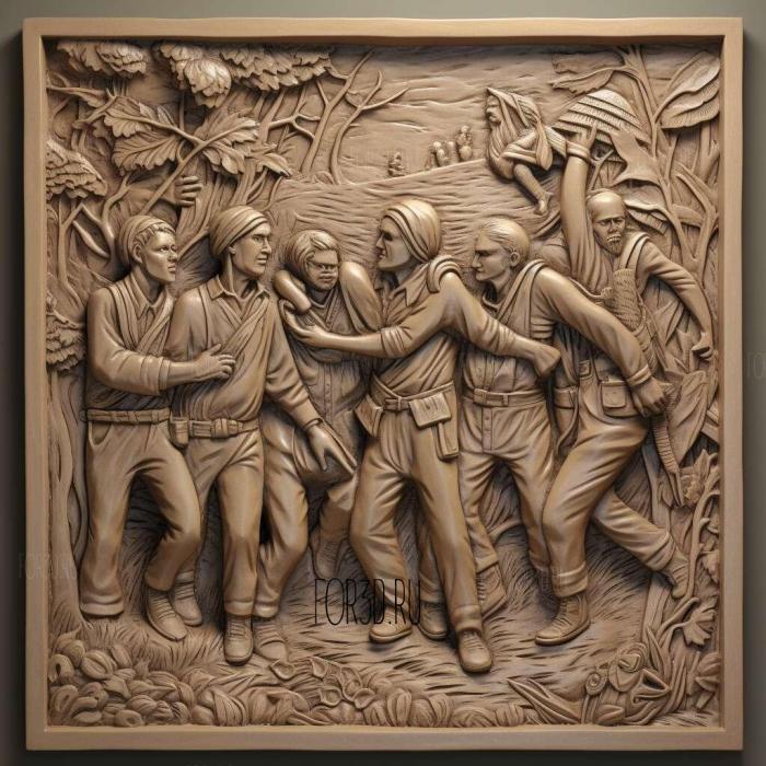 Homecoming series 1 stl model for CNC