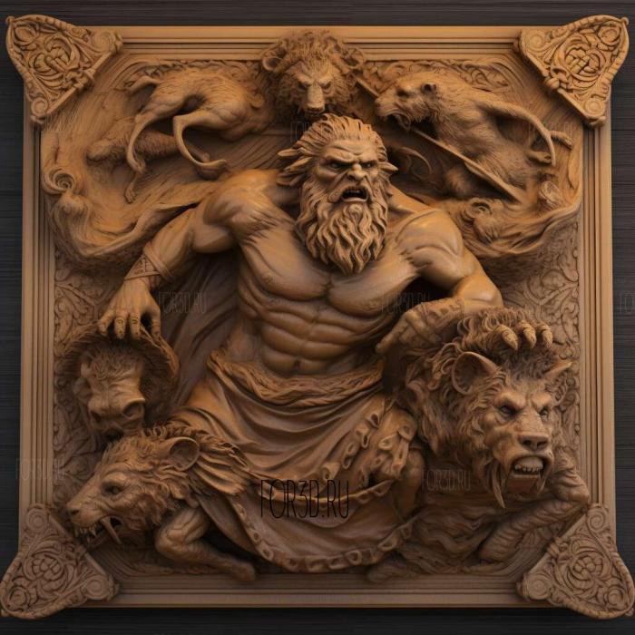 Hercules The Legendary Journeys series 1 stl model for CNC