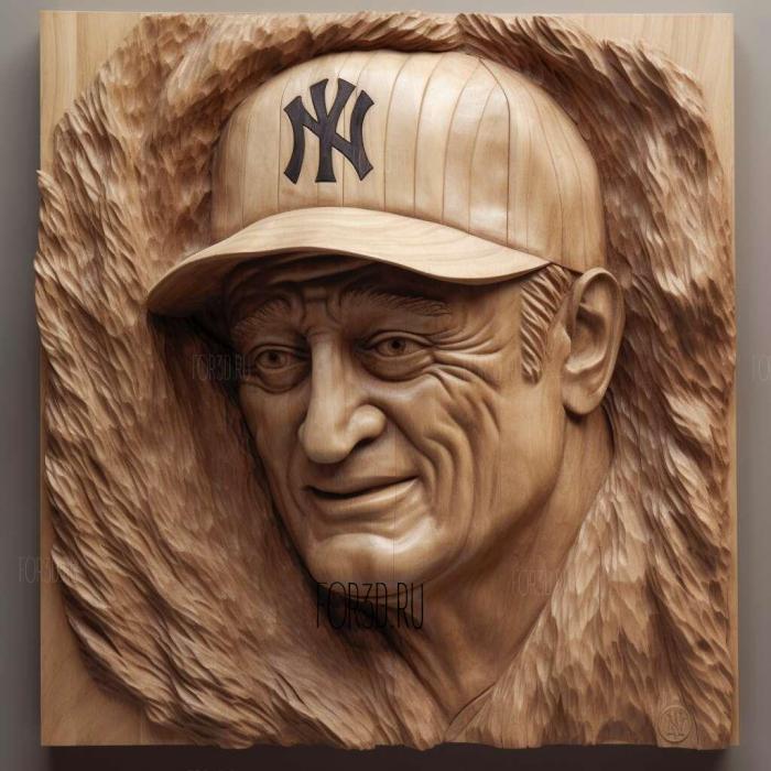 Lou Gehrig The Pride of the YankeesGary Cooper 3 stl model for CNC