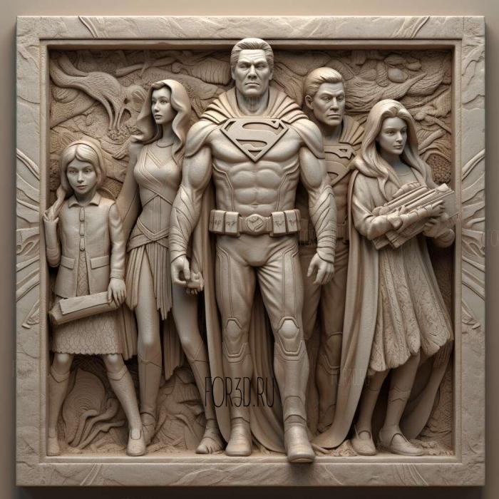 Суперсемейство 2 4 3d stl модель для ЧПУ