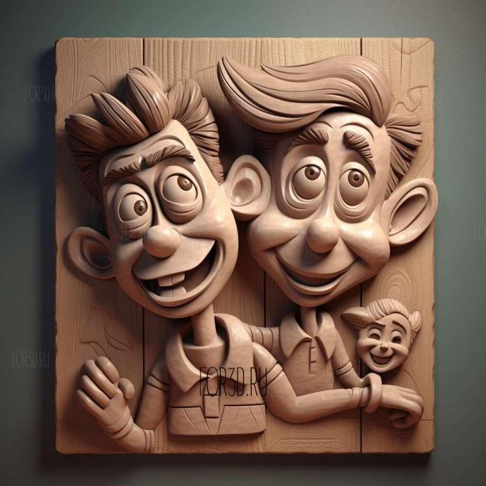 stl Timmy Turner Pretty Weird Parents 1 stl model for CNC