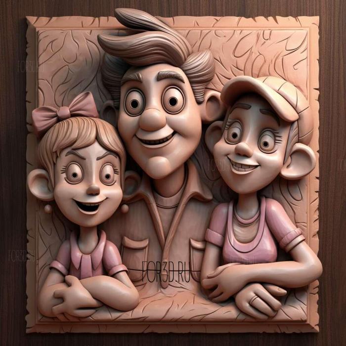 stl Timmy Turner Pretty Weird Parents 2 stl model for CNC