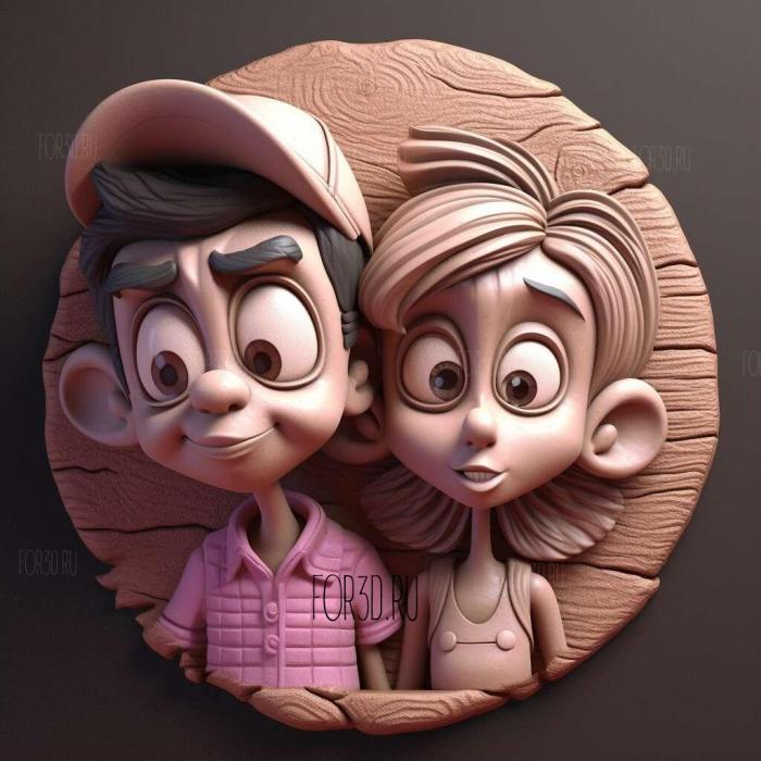 stl Timmy Turner Pretty Weird Parents 3 stl model for CNC