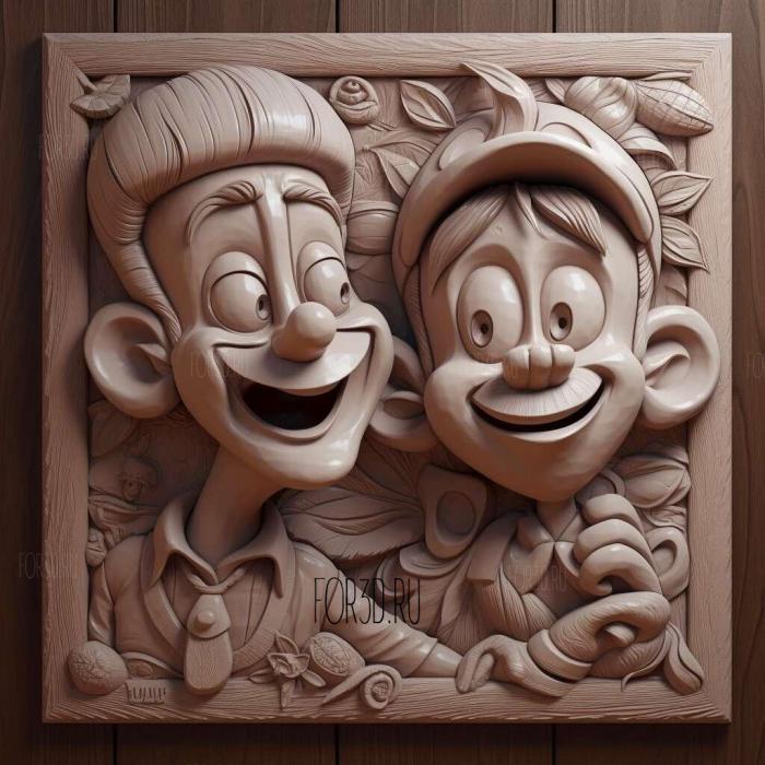 stl Timmy Turner Pretty Weird Parents 4 stl model for CNC