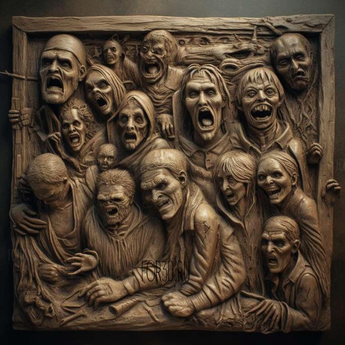 History of Horror TV series 3 stl model for CNC