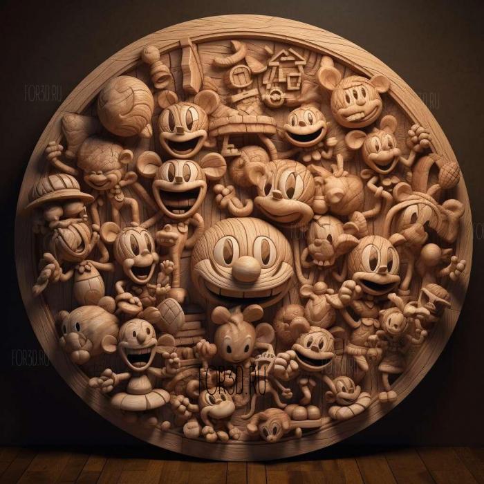 stl The Cuphead Show series 3 stl model for CNC