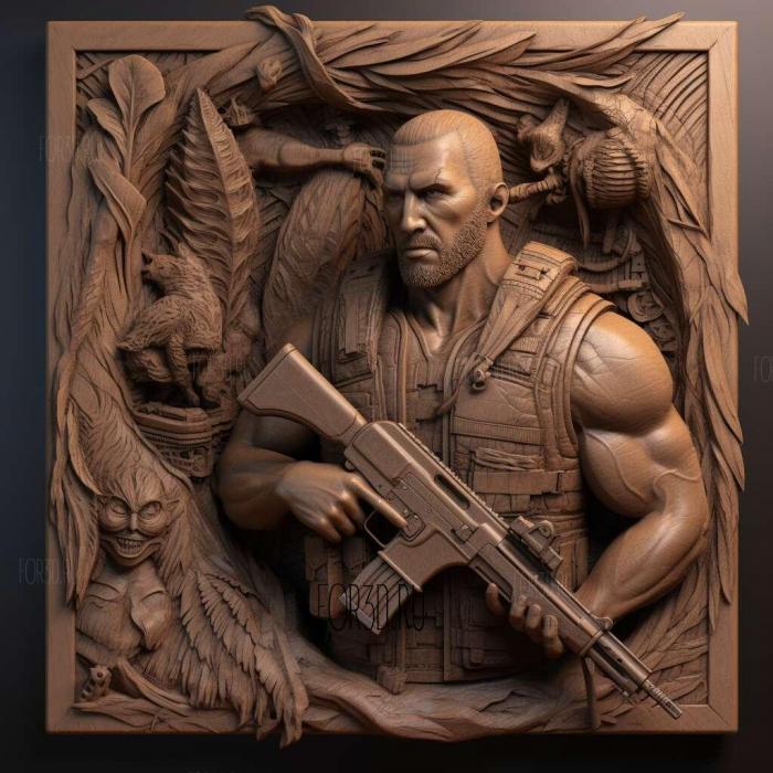 Hobbs Shaw movie 4 stl model for CNC