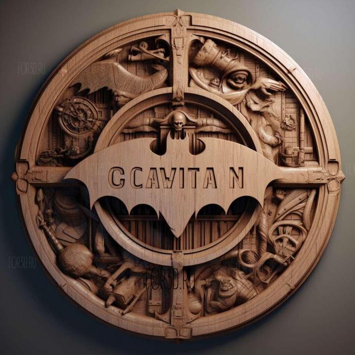 Gotham TV series 1 stl model for CNC