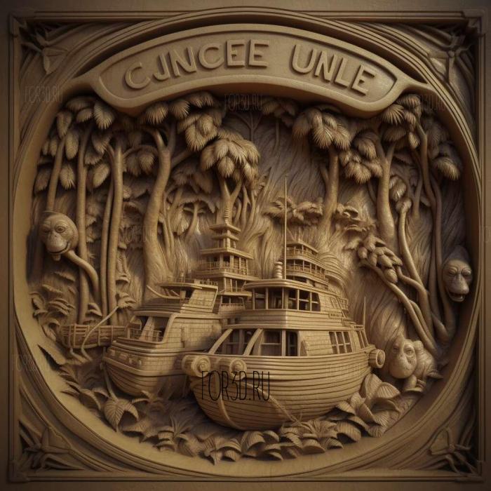 Jungle Cruise movie 2 stl model for CNC