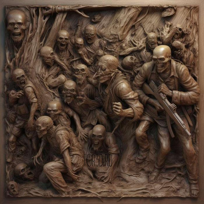 Call of Duty World at War Zombies 2 2 stl model for CNC