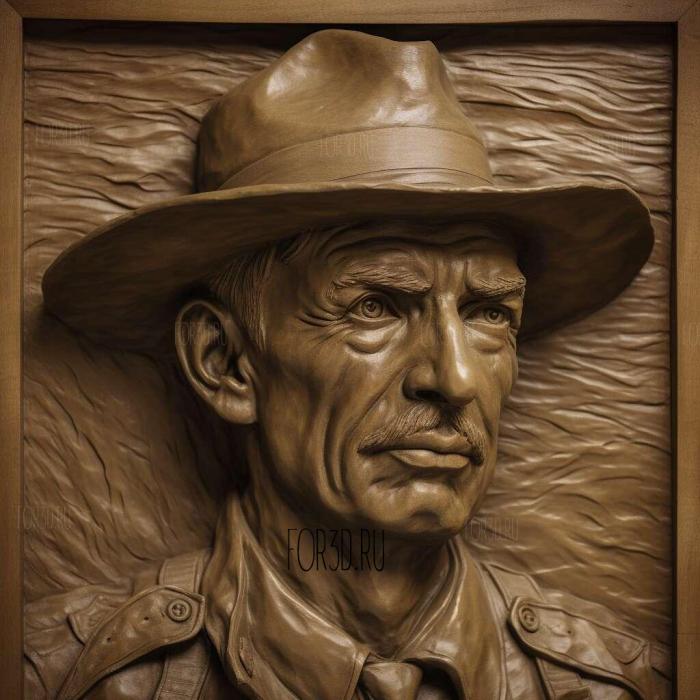 Alvin York Sergeant York Gary Cooper 2 stl model for CNC