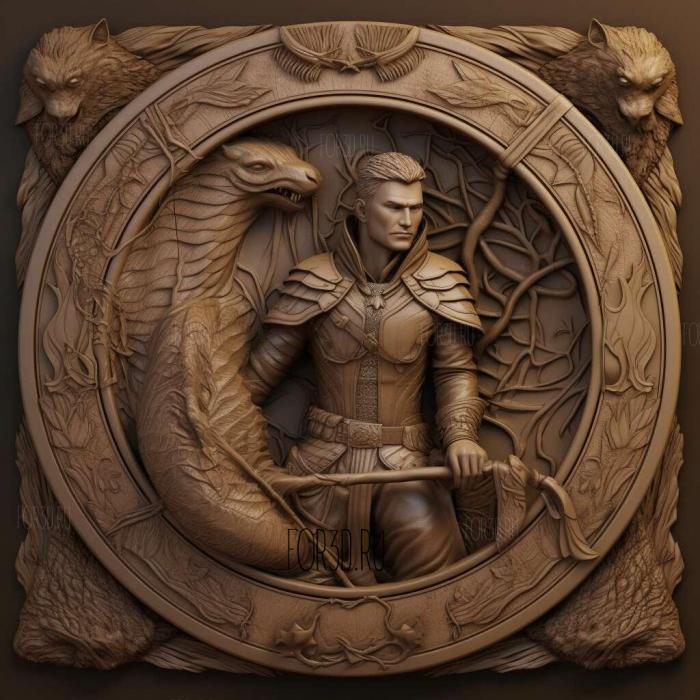 Legend of the Seeker series 3 stl model for CNC