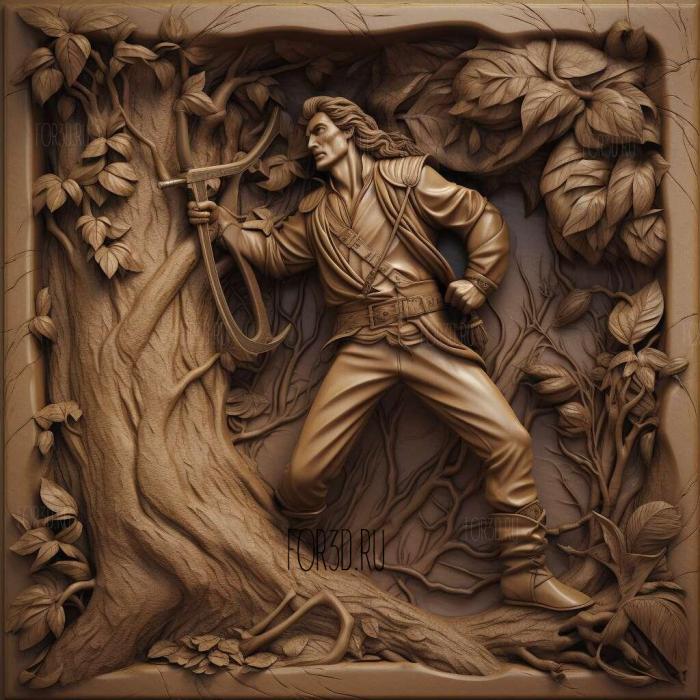 Legend of the Seeker series 4 stl model for CNC