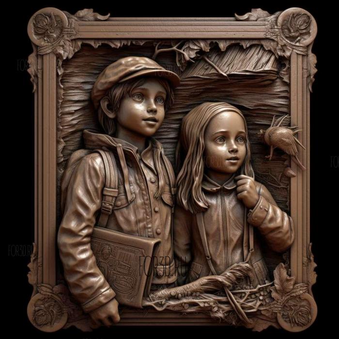 stl The Haunted Hathaways series 4 stl model for CNC