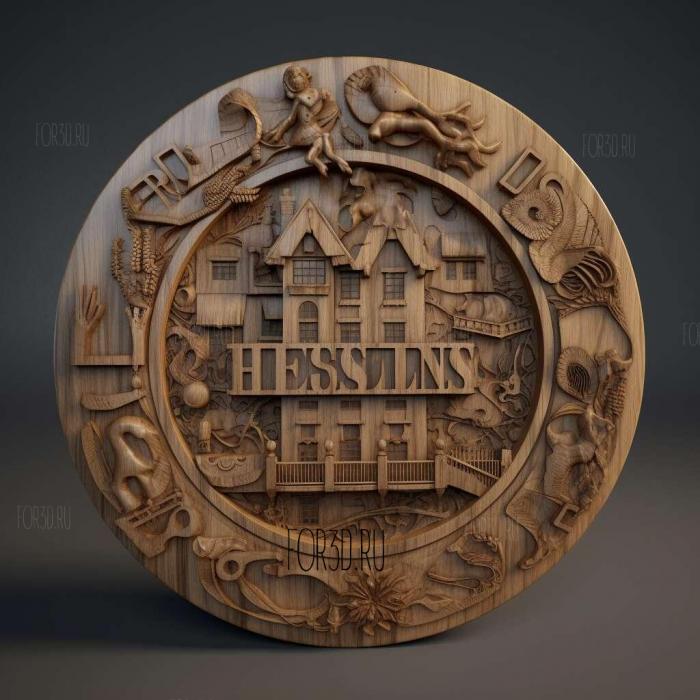 House MD TV series 3 stl model for CNC