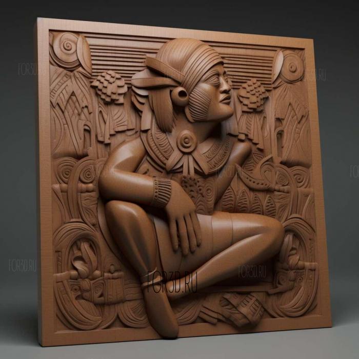st Golubchik from Rio 1 stl model for CNC