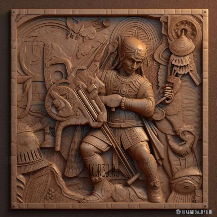 st Golubchik from Rio 2 stl model for CNC