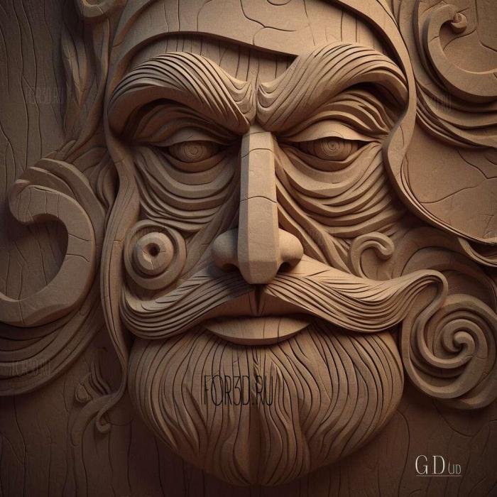 st Golubchik from Rio 3 stl model for CNC