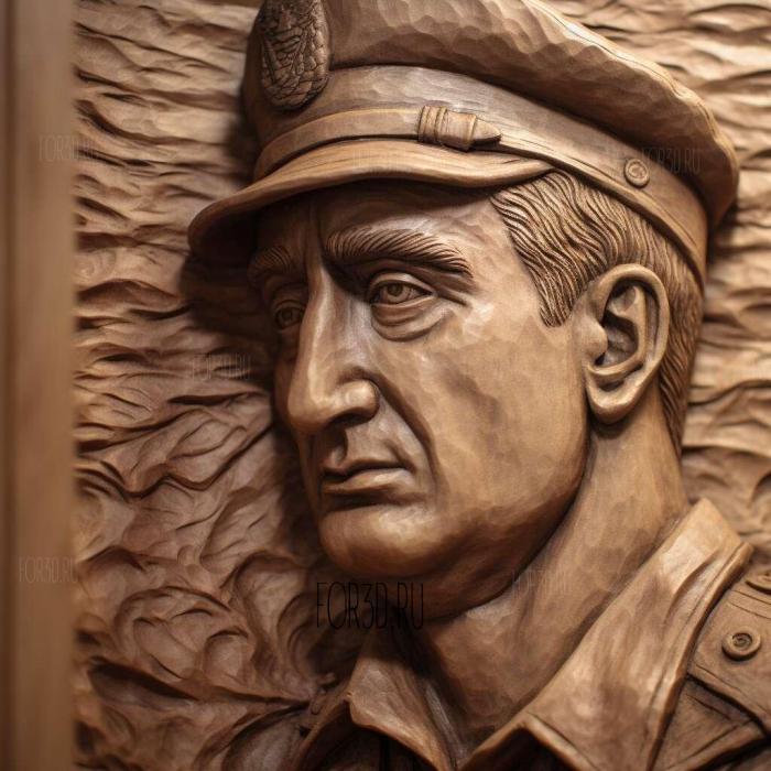 Travis Bickle Taxi Driver Robert de Niro 4 stl model for CNC