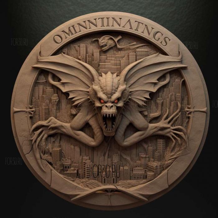 Constantine City of Demons TV series 2 stl model for CNC