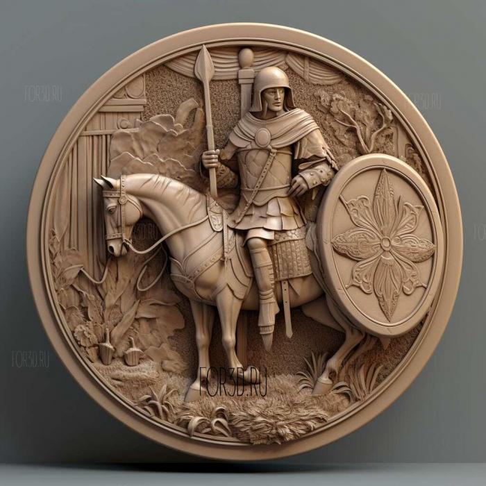 A Knights Tale movie 1 stl model for CNC