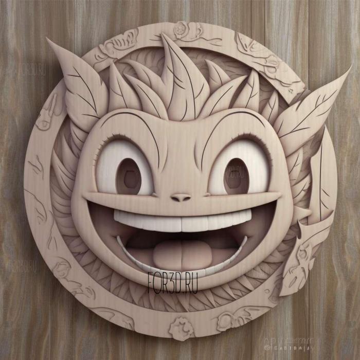 Happy from Fairy Tail Fairy Tail 3 stl model for CNC